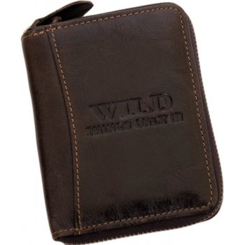 Wild Pánska kožená peňaženka hnedá na zips od 22,9 € - Heureka.sk
