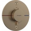 Hansgrohe ShowerSelect Comfort S - Termostat pod omietku pre 2 spotrebiče, kartáčovaný bronz 15554140