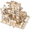 Robotime 3D drevené mechanické puzzle Guličková dráha Marble Climber 227 ks