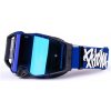 PITCHA okuliare FURIOUS navy/white - blue mirrored