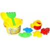 Set na piesok 8 ks - žltá/modrá, Wiky, W116641