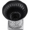 Kvetináč Strend Pro Antik, s podstavcom, 30x30 cm, strieborný, metalický efekt
