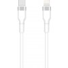 SETTY kábel USB-C - Lightning 1m 3A KSC-L-130 biela (GSM171771)