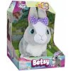 Interaktív plyšová figúrka Zajačik Betsy, Club Petz - s fialovou mašľou