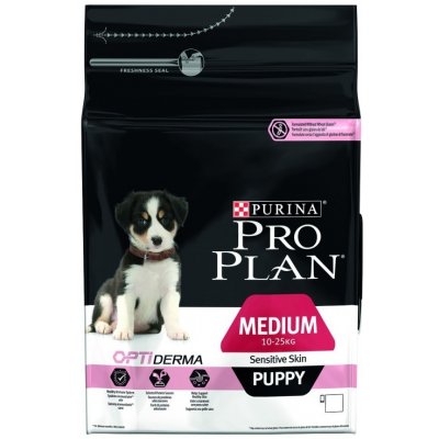 Purina Pro Plan Medium Puppy Sensitive Skin losos 12 kg