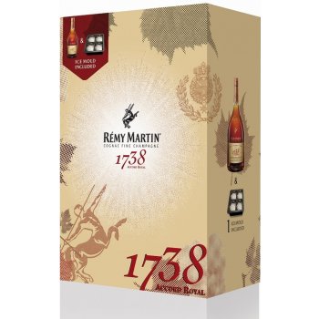 Rémy Martin 1738 Accord Royal 40% 0,7 l (darčekové balenie forma na ľad)