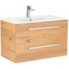 Spodná skrinka Vario Clam 80 s umývadlom dub-dub