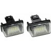 Osvetlenie registračnej tabuľky LED lampy Peugeot 206 207 307 308 407
