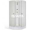 Roth Sprchovací box ERMONT 90x90 cm biela Sklo MATT GLASS Ano