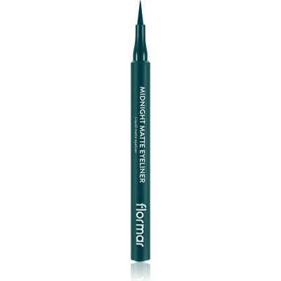 flormar Midnight Matte Eyeliner linka na oči vo fixke s matným efektom 04 Green 1 ml