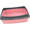 Ferplast NIP PLUS 10 toaleta pre mačky, ružová 47 x 36 x 15,5 cm