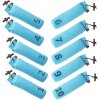 Firedog Set 10x Štandard dummy 500 g baby modrý číslované 1-10