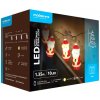 Modee Lighting LED vianočná reťaz 10 LED 1,35m 3xAA teplá biela mikuláš