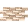Obkladové panely 3D PVC TP10013971, cena za kus, rozmer 980 x 490 mm, obkladový pieskovec béžový, GRACE