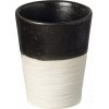 Hrnček bez ucha Costa Nova Notos 270 ml, pieskový/čierny (6 ks)