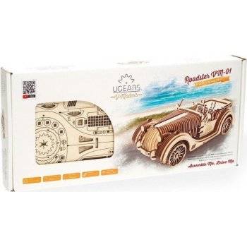 Ugears 3D puzzle Roadster VM-01, 437 ks