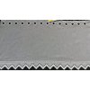 Vyšívaná záclona V309 biela 90 cm