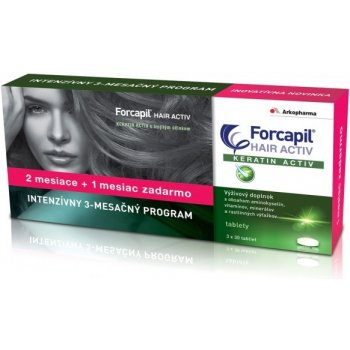 ArkoPharma Forcapil Hairactiv 3 x 30 tabliet 90 tabliet