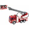 Auto Hasiči striekacie vodu 30cm na zotrvačník so zvukom so svetlom