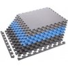 ONE FITNESS Ochranná puzzle podložka HMS MP10 modro-šedá