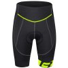 Force B30 čierno-fluo cyklistické kraťasy do pása s vložkou - černo-fluo XS