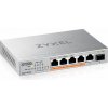 Zyxel XMG-105HP 5 Ports 2,5G + 1 SFP+, 4 ports 70W total PoE++ Desktop MultiGig unmanaged Switch XMG-105HP-EU0101F