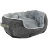 Duvo DUVO+ Menčestrový oválny pelech pre psov L 76x58x24cm popolavo-čierny/sivý