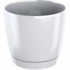 Prosperplast Kvetináč Coubi Round 24 cm biely