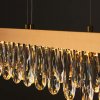 Brilliant LED závesné svietidlo Celestia, dĺžka 110 cm mosadzné kryštály - G51320/18
