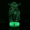 Beling 3D lampa, Yoda, 7 farebná S288