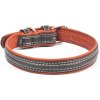 CoLLaR Obojok kožený Soft - čierny (27-36cm/15mm)