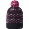 Detská zimná čiapka Reima Pampula čierna/ružová 48-50