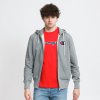 Champion Satin C Logo Hooded Full Zip Sweatshirt Melange Grey S