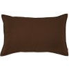 Obdĺžnikový vankúš plyšový hnedý