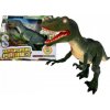 Lean Toys Interaktívny dinosaurus na batérie zelený