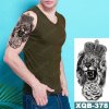 REBELULU Vodeodolné dočasné tetovačky pre ženy Fejkové tetovanie Dočasné tetovanie Lion Lev Koruna Ruža Tattoo Sticker Waterproof Tattoo Body Art Arm Fake Tattoo Men Women
