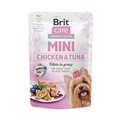 Brit Care Dog Mini Chicken & Tuna fillets in gravy 85g