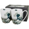 Duo Porcelánový hrnček Hokusai The Great Wave 350 ml sada 2ks
