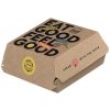 Intertan SA Burger box na hamburger kraft 13 x 12,9 x 7,5 cm (100 ks)