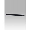 Autronic Polička 120cm P-002 BK - Černá lesk