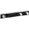 Sprchová batéria Hansgrohe Rainselect bez podomietkového telesa čierna / chróm 15357600