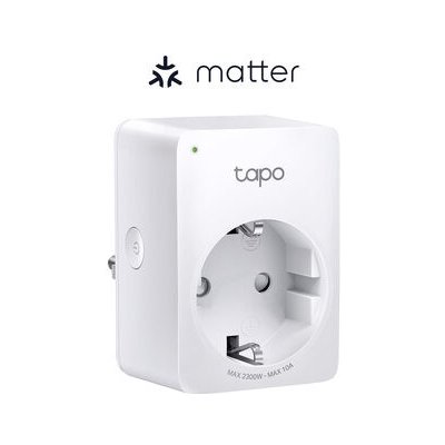 TP-LINK Tapo P100M biela / WiFi Chytrá zásuvka / vzdialený prístup / hlasové ovládanie / časovač (Tapo P100M(EU))