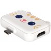 Dokovacia stanica typu C 3 v 1 USB rozbočovač pre iPad / telefón, Port: 3H HDMI+PD+USB3.0 biela farba