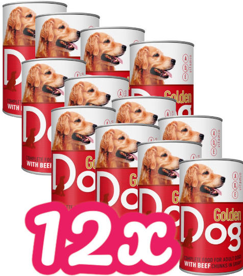 Golden dog Adult Hovädzia 12 x 1240 g