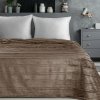 Eurofirany Deka NINA 200x220 flano tmavobežová tmavobéžová Polyester 200x220 cm