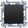 Tlačidlo spínacie Simon 10 bez piktogramu modul 10AX čierne