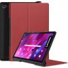VSETKONAMOBIL 34649 LEATHER Zaklápací obal Lenovo Yoga Tab 11 tmavočervený
