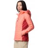 Columbia Dámska bunda Powder Pass™ II Hybrid Hooded Jacket melónová Farba: Alpenglow, Veľkosť: L
