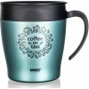 Banquet Cestovný termohrnček TAZZA 330 ml zeleno-sivý