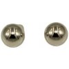 eStriebro Strieborné náušnice Puzetové Guličky 10mm 10mm 3,35g TA252